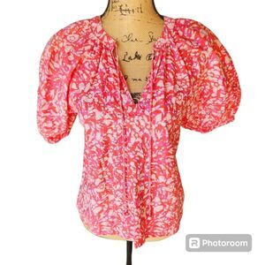 Revolve House Of Harlow 1960 Blouse Womens SZ XS Cottagecore Hippie Peasant Boho